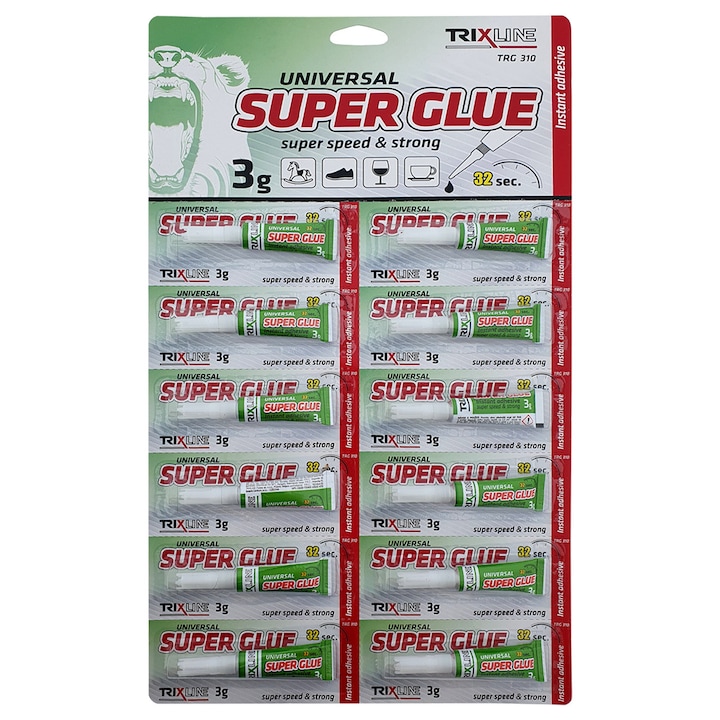 Trixline TR G 310 pillanatragasztó 3g 12db