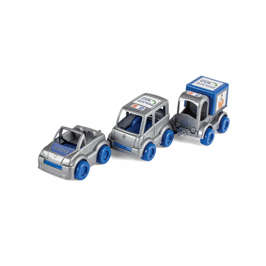Véhicules miniatures blancs en plastique VW