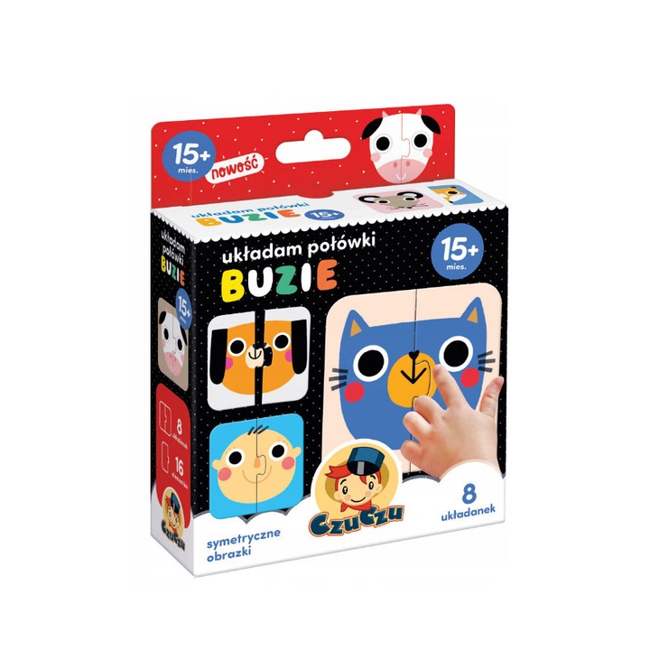 Puzzle, Czuczu, 15 luni plus, Multicolor