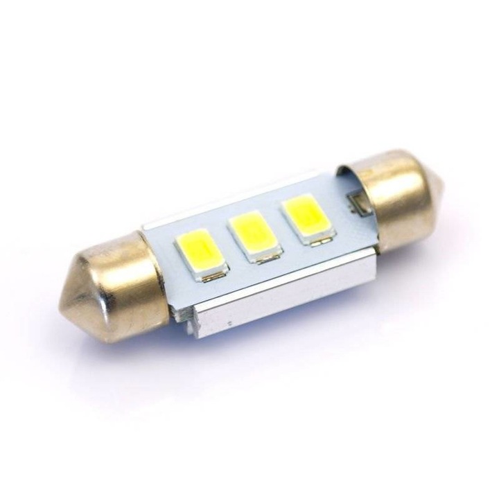 Bec auto, Interlook, 12V, C5W, Auriu