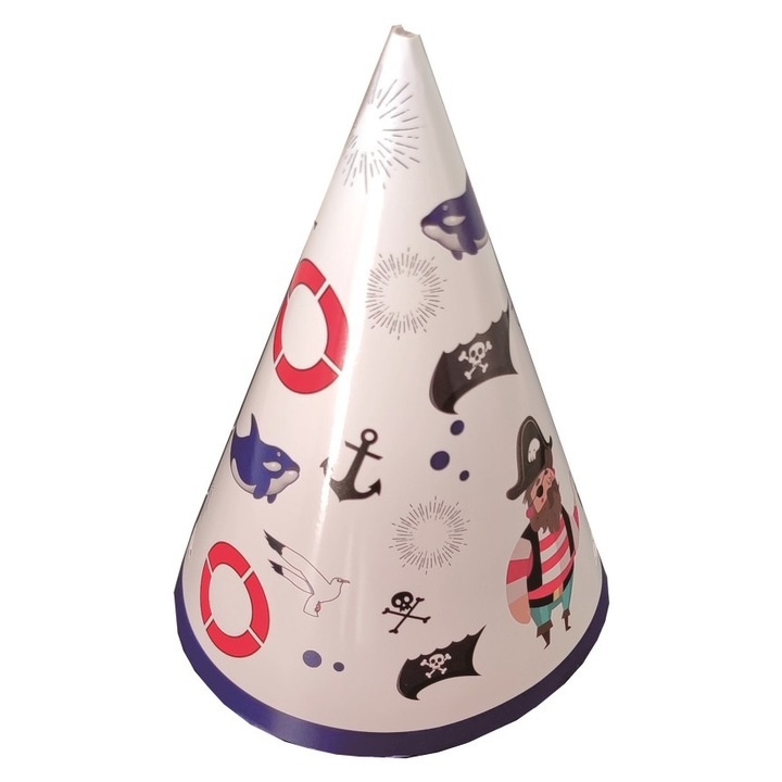 Set 8 coifuri pentru Petrecere, 21 cm, tip Trenulet