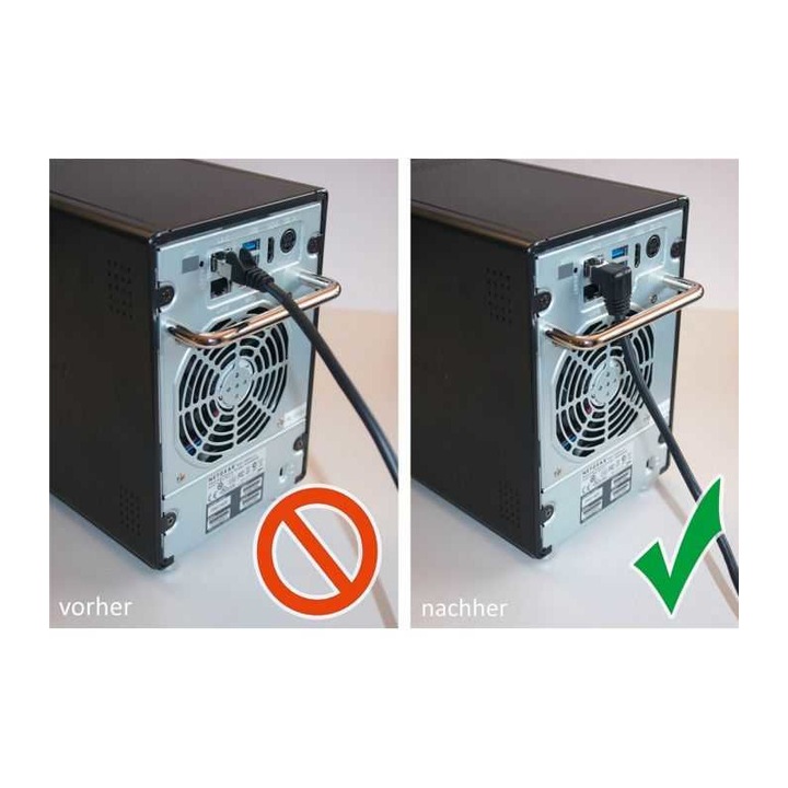 Cablu de retea U/UTP Goobay, cat5e, patch cord, 0.5m, negru