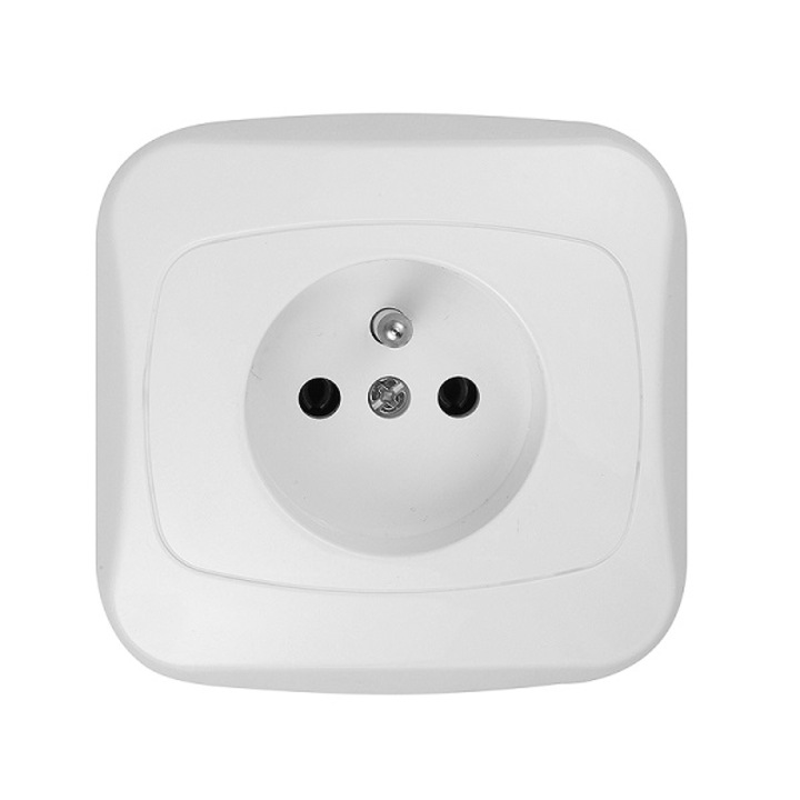 Контакт Abex, 2 полюса, 250 V, Бял