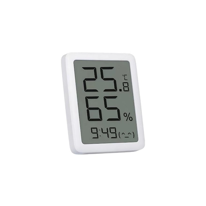 Termometru/higrometru digital MHO-C601, Xiaomi, 3.5 inch, Alb