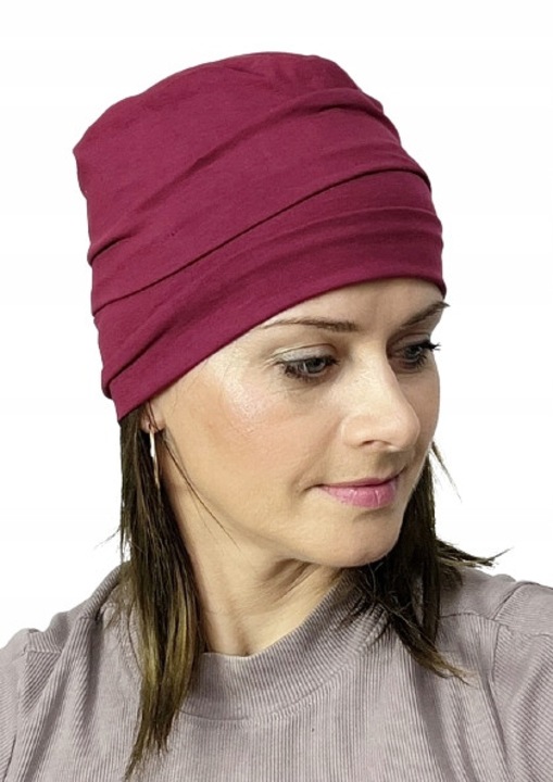 Turban Dama din Bumbac Organic Roz, Elastic, Confortabil si Respirabil, Accesorii Par Elegante pentru Femei, Protectie Chic pentru Zi si Noapte, Cadou Perfect, Stil Modern, Versatil, Calitate Premium
