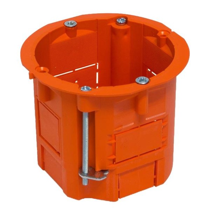 Doza de jonctiune, Volteo, ABS, 60 x 60 mm, Portocaliu