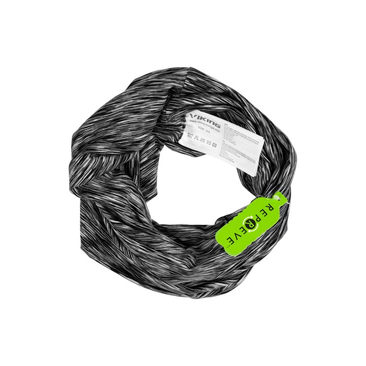 Esarfa Neckwarmer, Viking, Poliester, Gri