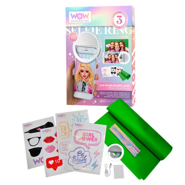 Szelfi lámpa készlet, gyerekeknek, Euroswan