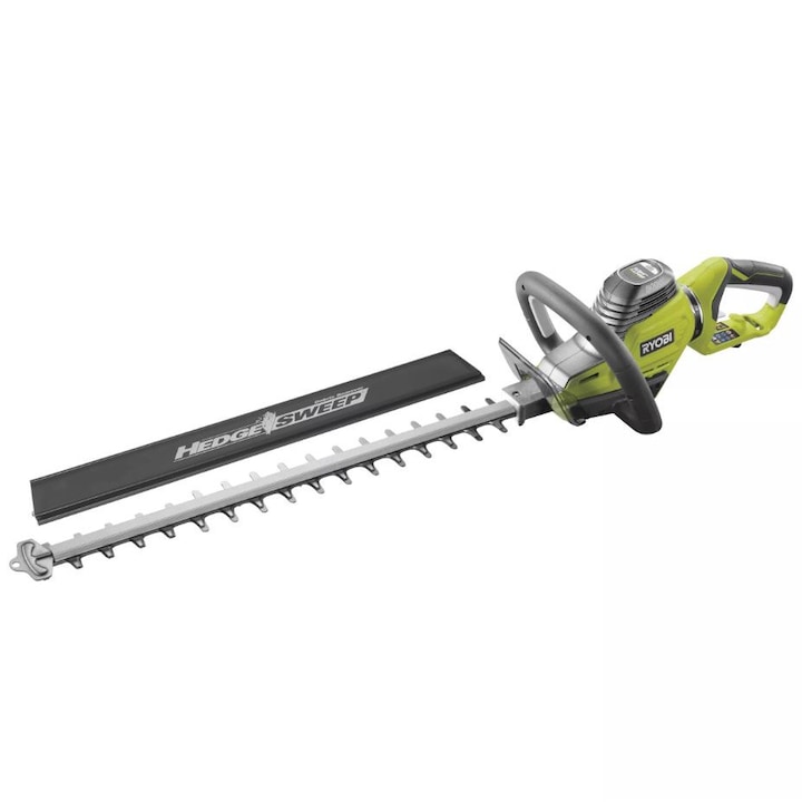 Trimmer electric pentru gard viu, Ryobi, 65 cm, 800W, Argintiu/Verde