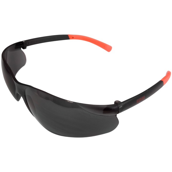 Munkavédelmi szemüveg, EPM, polikarbonát, fekete