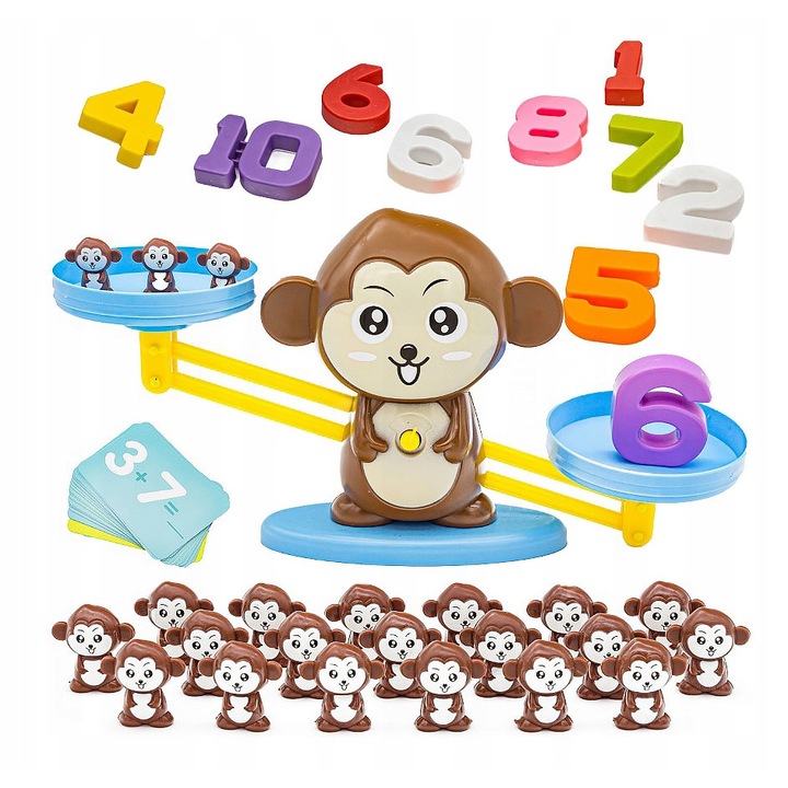 Oktatási játék gyerekeknek, Monkey Balance, Interaktív matematika