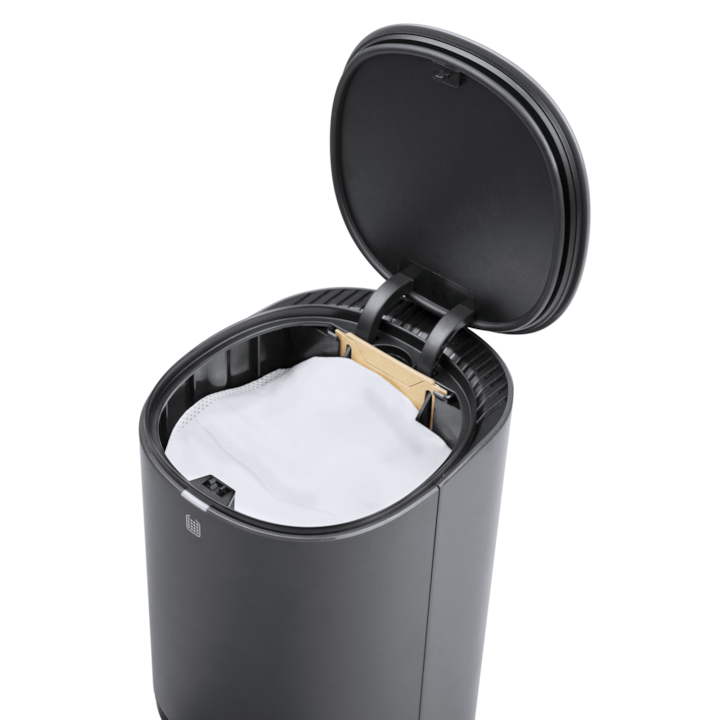 Statie de golire automata CH1918 Ecovacs, compatibila cu modelele T9, T9+, OZMO T8 Family si N8/N8 PRO, include 2 saci de praf, Gri