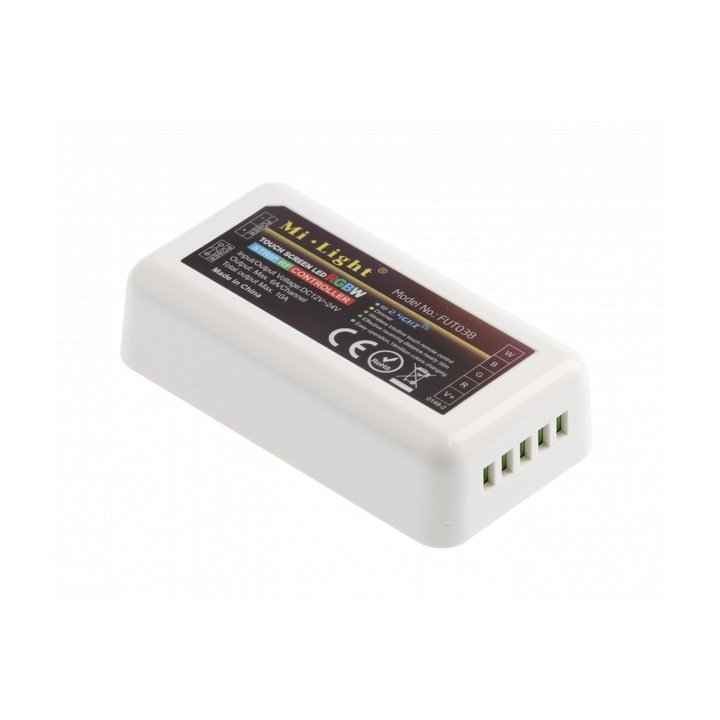 Controler pentru banda LED RGB + white, 12-24 V, max 120 W/12 V, max 240 W/ 24 V, 6 A/canal, IP 20-se foloseste impreuna cu "cod produs"