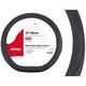 Husa volan 37-39cm neagra, sport, forma D-SHAPE, SWC-22-M, 02304 Amio