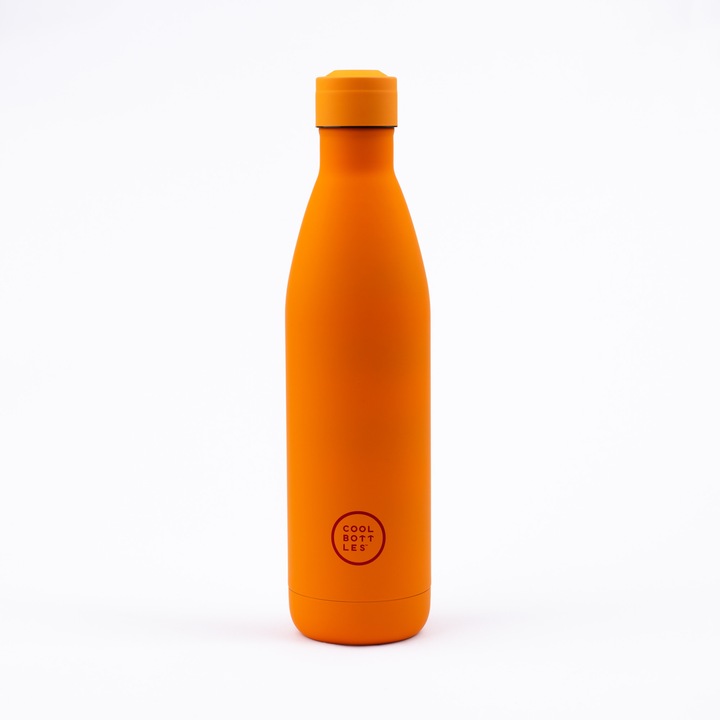 Топлоизолиращо стъкло, охладени бутилки, неръждаема стомана, 750 ml, оранжево