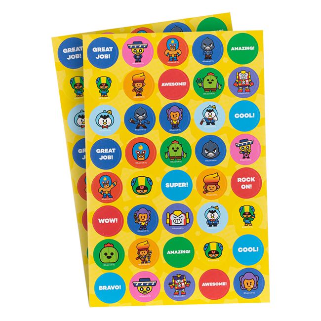 Set 80 stickere, Brawl Stars, Multicolor, JMB-BBL7847 - eMAG.ro