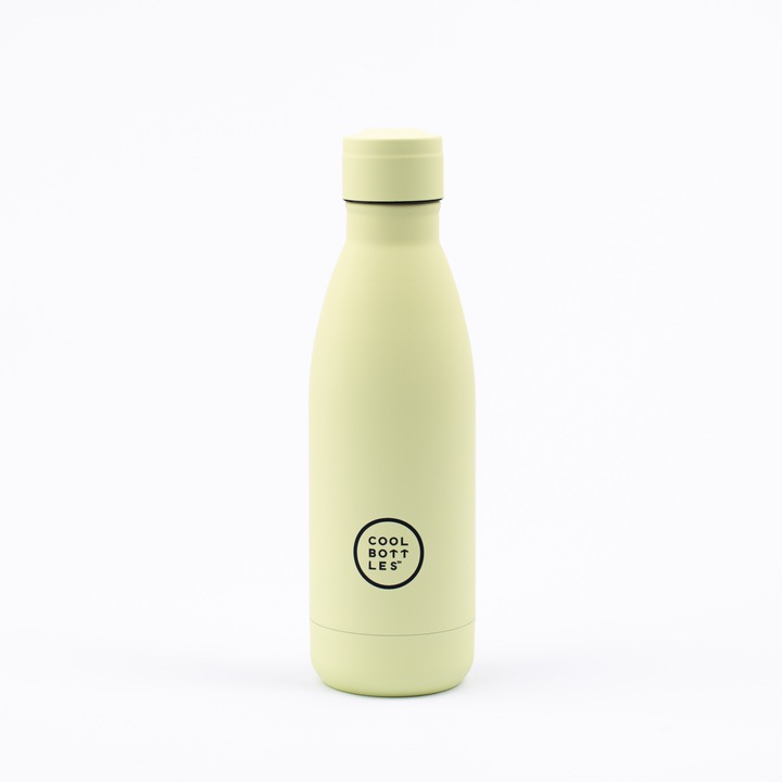 Термоизолационна бутилка Cool Bottles, Неръждаема стомана, Pastel green, 350 ml
