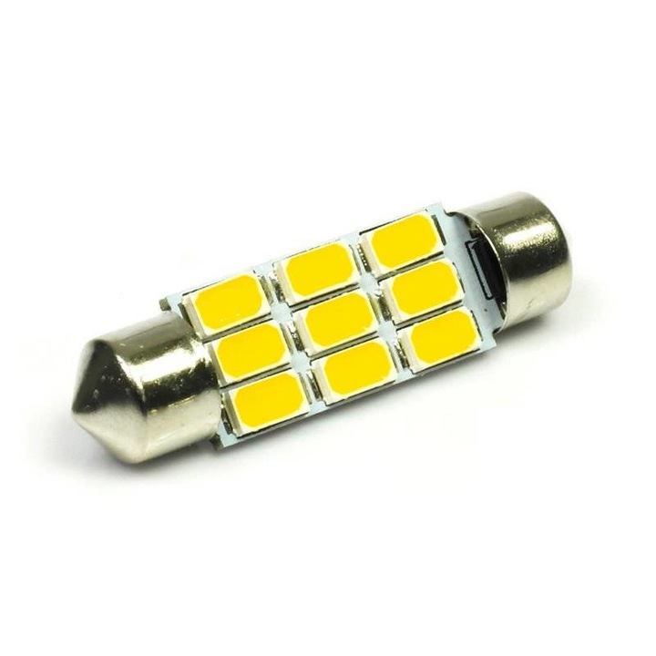 Bec auto, Interlook, 12V, 3W, Alb