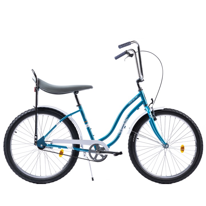 Велосипед Pegas Strada 2, 26 инча, Стомана, 1S, Морско синьо