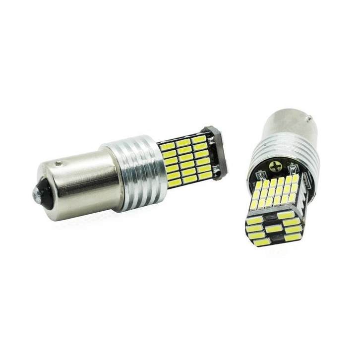 Комплект крушки за кола, Interlook, LED, 12 V, Сребристи