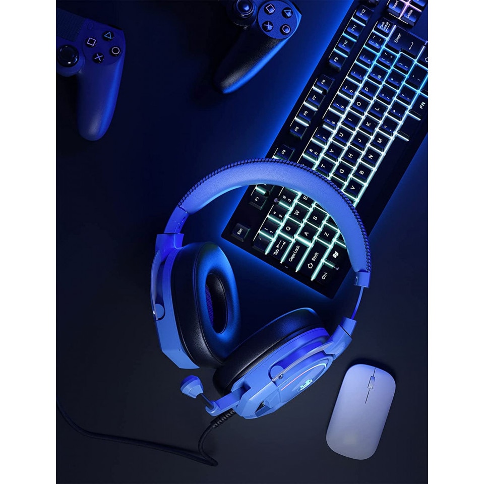 Karll Ziumier Gaming Headset, vezetékkel és mikrofonnal, kompatibilis