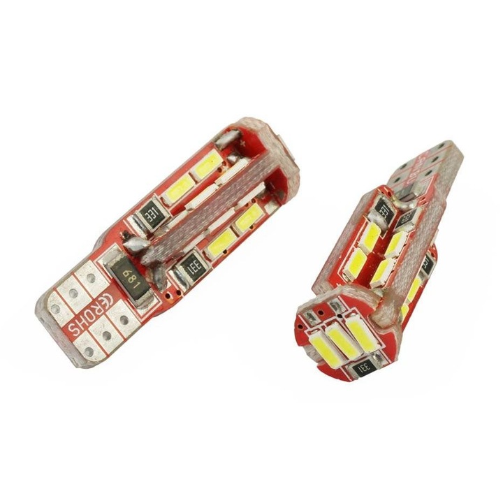 Автомобилна крушка, Interlook, LED, W5W, Многоцветна