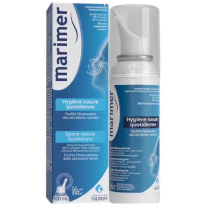 Spray nazal izotonic, igiena nazala zilnica, Marimer, 100ml
