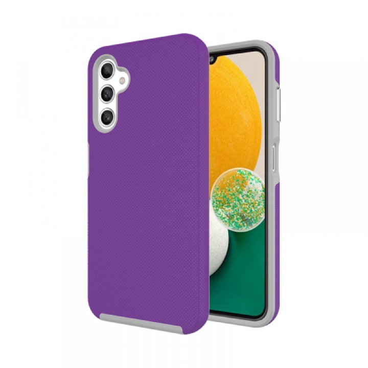 Cellect Samsung A14 5G TPU+PC ütésálló tok, Lila