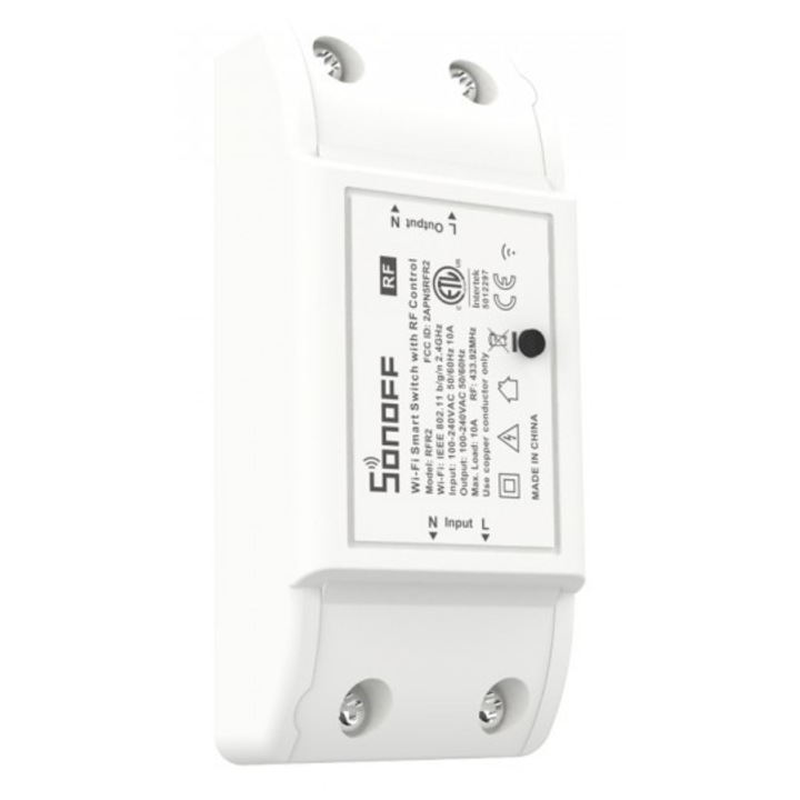 Превключвател SONOFF RFR2-Smart, WiFi, С RF приемник