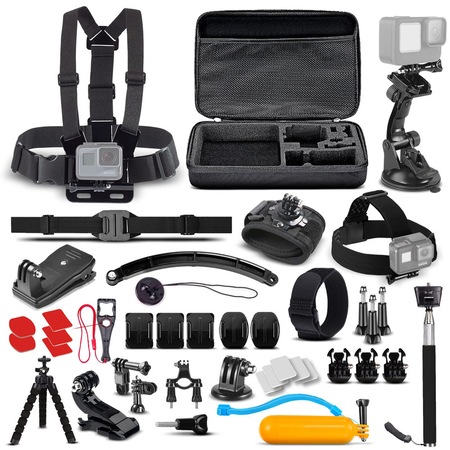 PROtastic Supporto Rotante Per Action Cam GoPro/SJCAM - Time-Lapse A 90° Ogni 15 Minuti, Senza Batterie