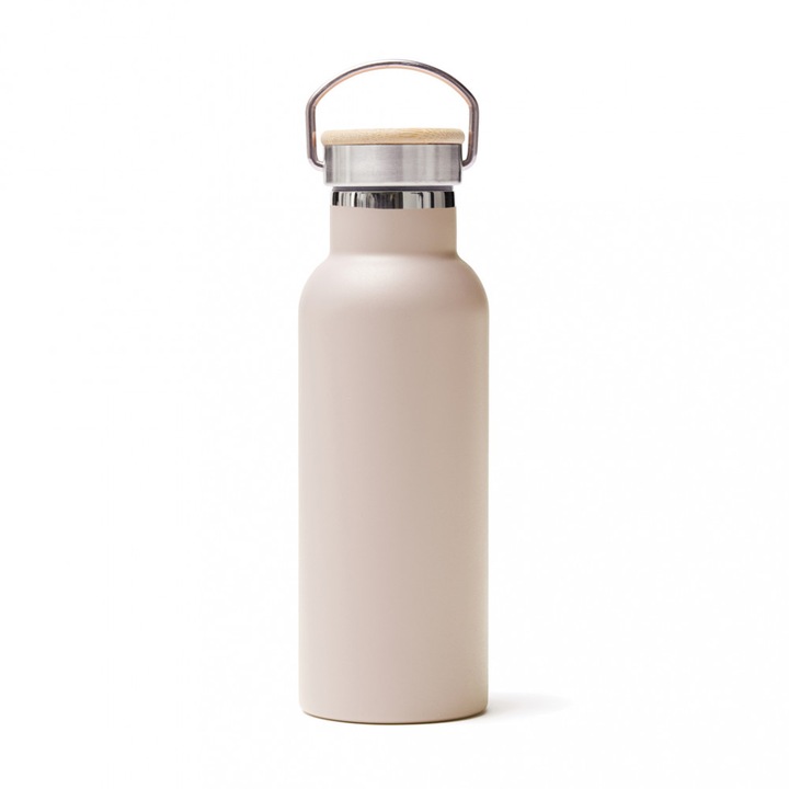 Termosz, Vinga by AleXer, 42FEB232539, 500 ml, 22.3xØ7.3 cm, Acél, Szürke, utazótáska mellékelve