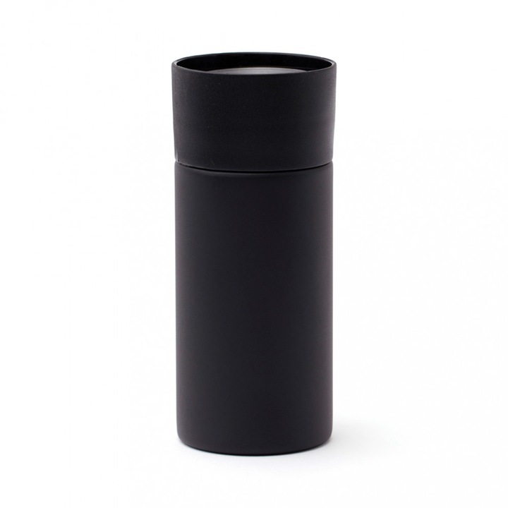 Vinga by AleXer termosz bögre, 42FEB232543, 300 ml, 16xØ7 cm, acél, fekete, utazótáska mellékelve