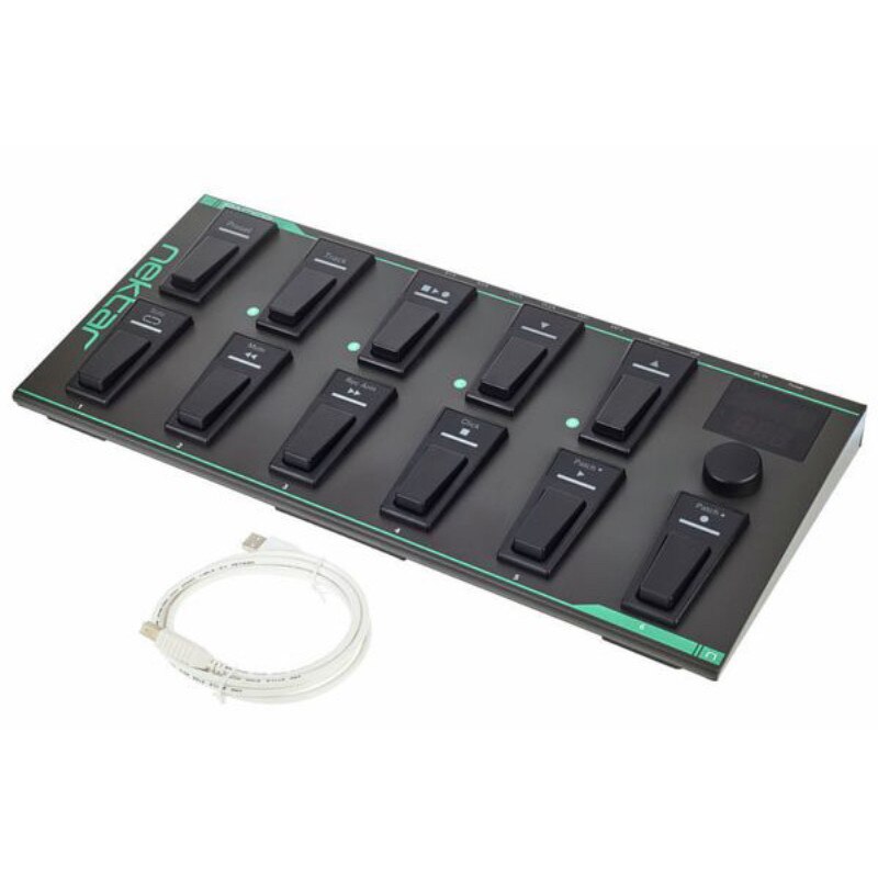 Pedalboard, Nektar Pacer MIDI DAW Footswitch Controller, fém ház