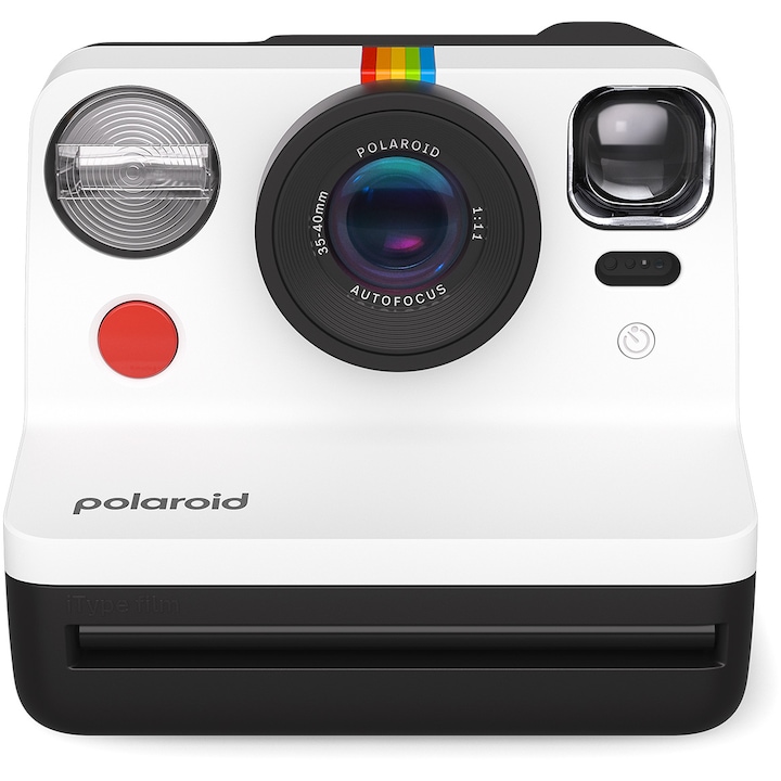 Фотоапарат за моментни снимки Polaroid Now Gen 2 - Black & White