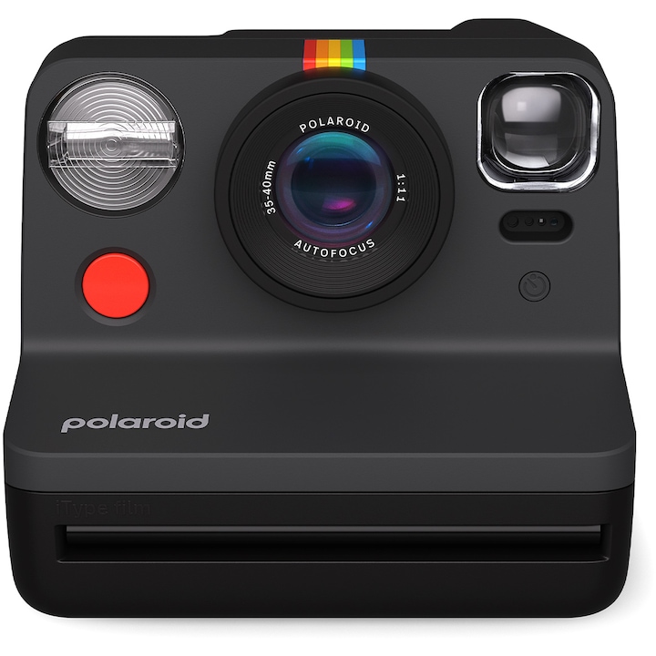 Фотоапарат за моментни снимки Polaroid Now Gen 2 - Black