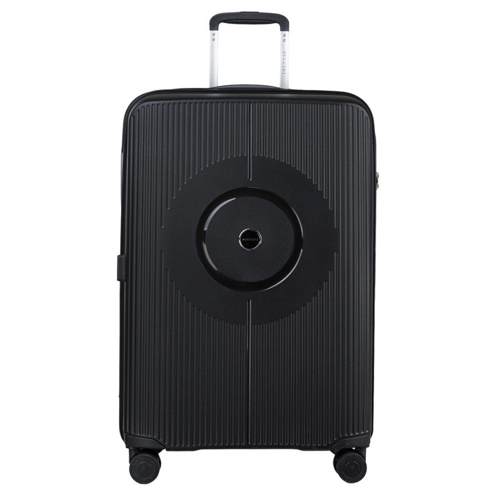 Пътна чанта, Puccini, 67 л, Полиестер, Черна