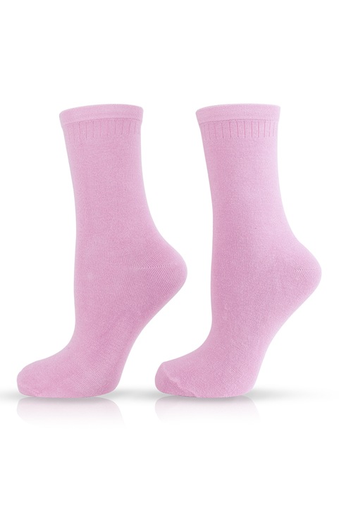 Дамски чорапи Agiva Happy Foottopia, Памук, Светлорозов