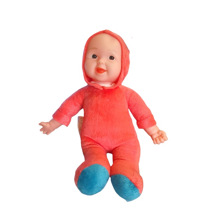 Medve baba, zenei hangokat ad ki, 30 cm, rózsaszín