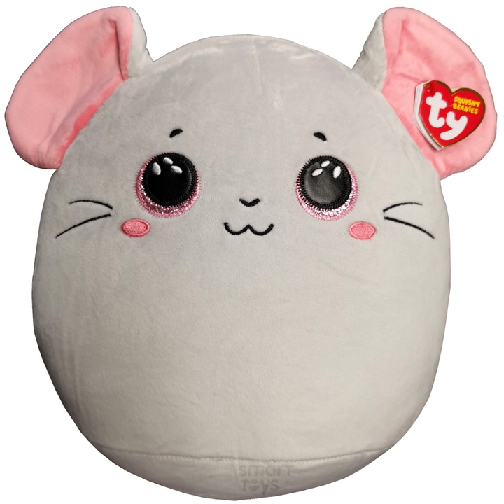 Jucarie de plus tip pernuta Ty, soricelul Catnip, 22 cm