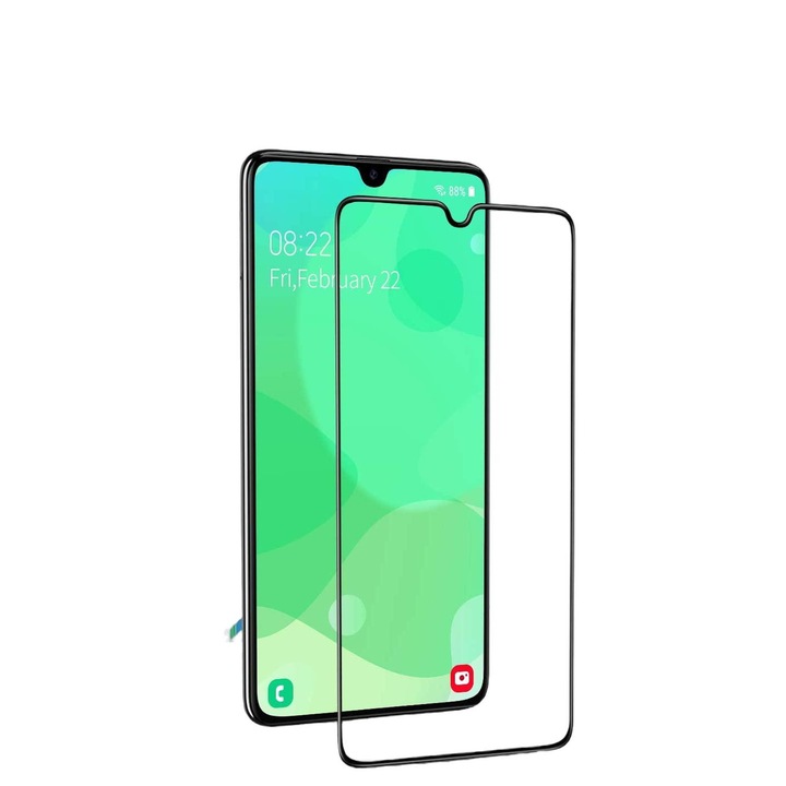 Set 2 folii protectie ecran, Sticla, Compatibil cu Samsung Galaxy A30S/A50/M30S/M31/M21, Transparent