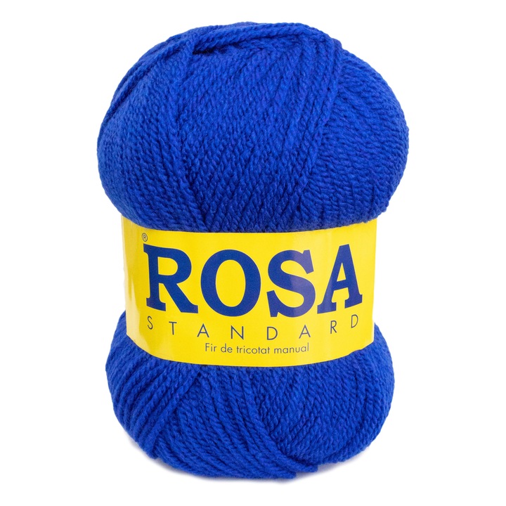 Bobina fir tricotat Rosa Standard 64, acril 100%, 75 g, kék