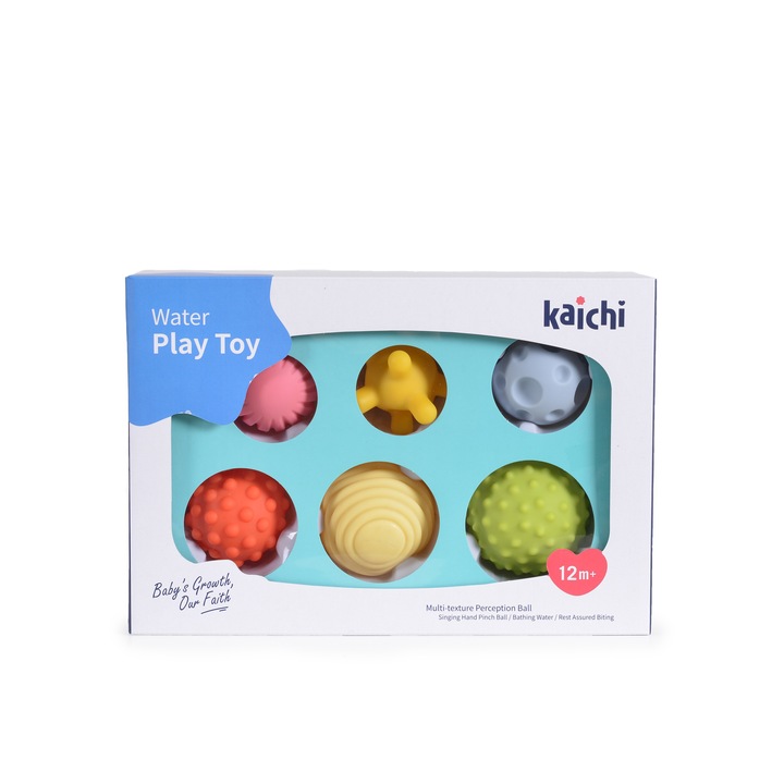 Играчки за баня Kaichi Grip Balls, 12 месеца +