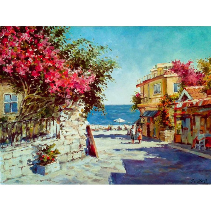 Puzzle ITA ART, Dispozitie de vara, 50x70cm, 1000 piese, Multicolor