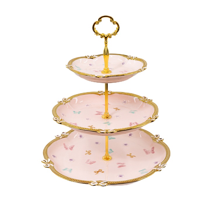 Platou decorativ etajat din ceramica Vittorio Sabatini, VS-2081