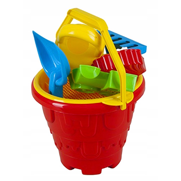Komplet do piasku duży zamek + konewka G49 00749