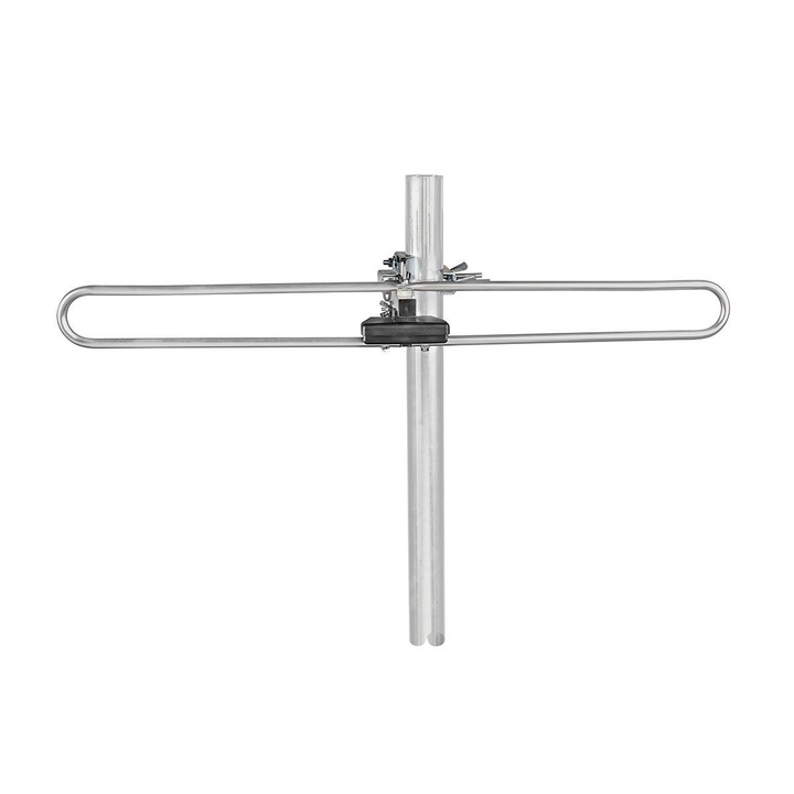 Antena de exterior Nedis ANORDAB10ME, DAB+, Argintiu