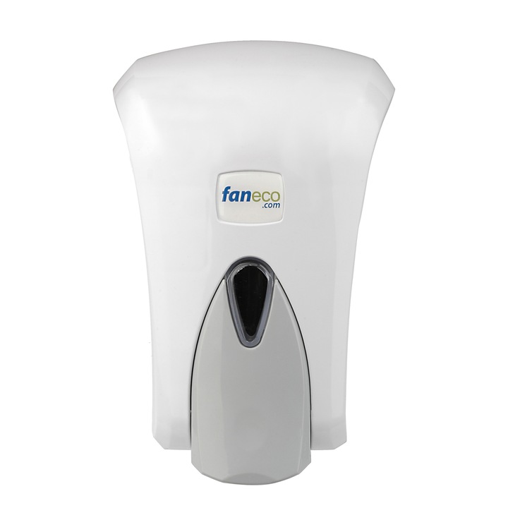 Dispenser sapun lichid Faneco, ABS, 1l, Alb