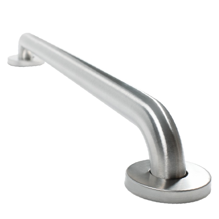 Bara de sprijin baie, Faneco, Inox, 450 mm, Argintiu