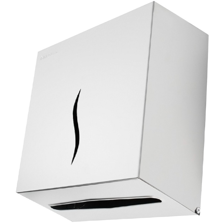 Dozator de prosoape de hartie, Faneco, Inox, Argintiu