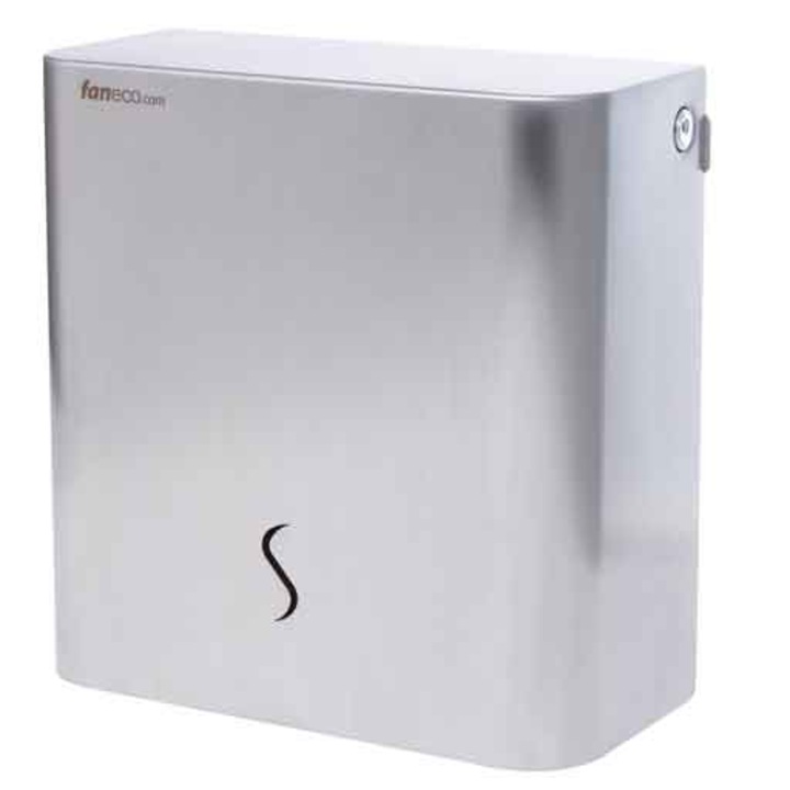 Dozator de prosoape de hartie, Faneco, Otel Inoxidabil, Argintiu